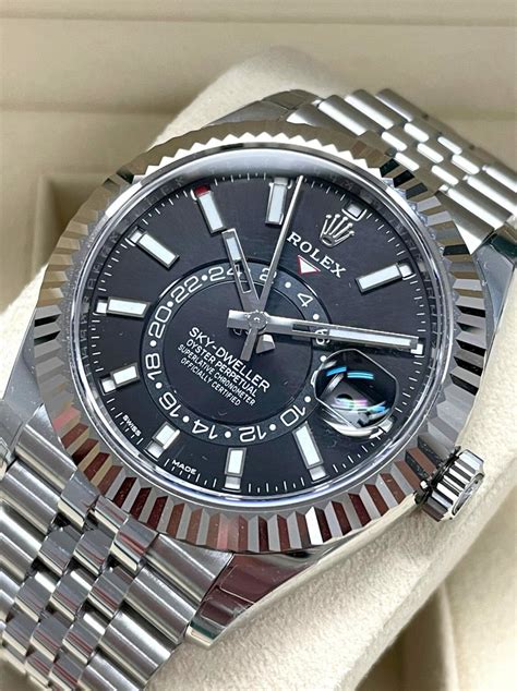 rolex skydweller stainless|Rolex Sky-Dweller models.